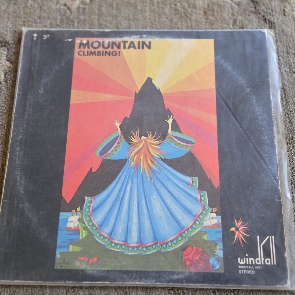 Mountain Climbing Vintage Vinyl Record Album. EUC